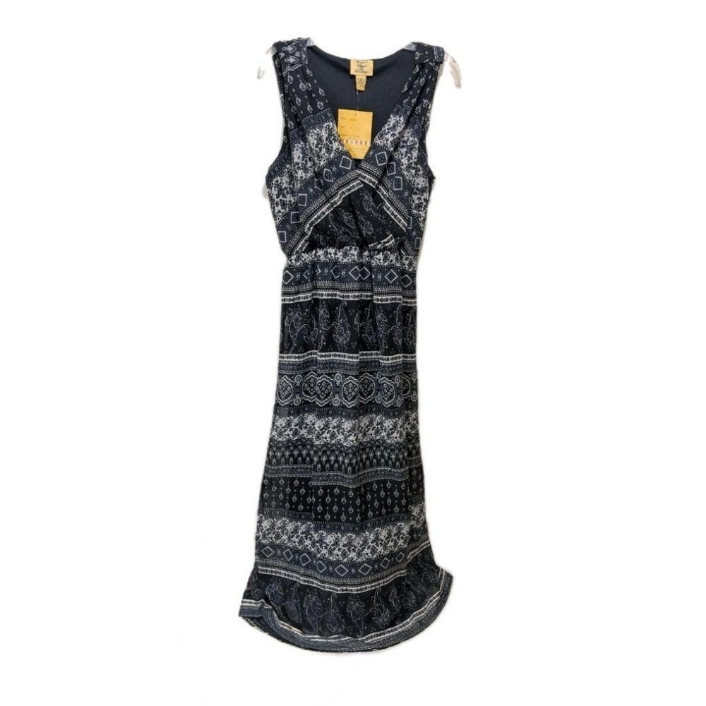 NWT Stevie & Lindsay Boho Resort Maxi Dress 2X Sleeveless Mature #8700